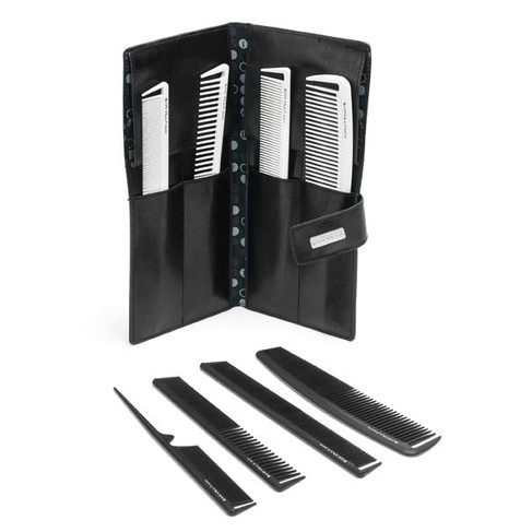 Sam Villa Signature Series 8 Piece Comb Set with Case