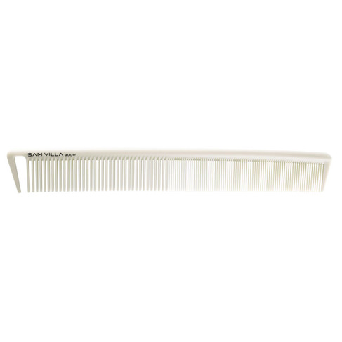 Sam Villa Signature Series Long Cutting Comb - Ivory 6 Pack