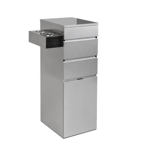 Iridium Mobile Styling Station in Platinum