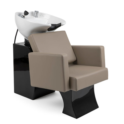 Avant Ultra Shampoo System in Saddle with White Bowl