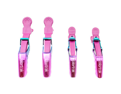 Colortrak Aurora Croc Hair Clips 4 pk