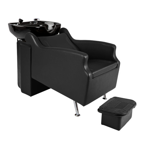 Avant Shampoo System in Black with Black Bowl