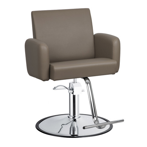 Evoque Salon Styling Chair in dark saddle
