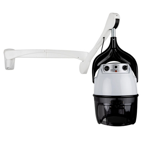 Fiori Wall-Mount Hooded Thermostatic Dryer in White - Made in Italy