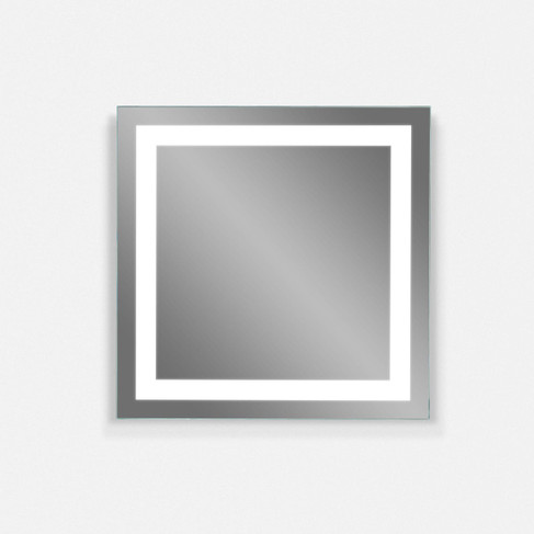 Lucia LED Color Correct 36" Square Mirror - Made in USA