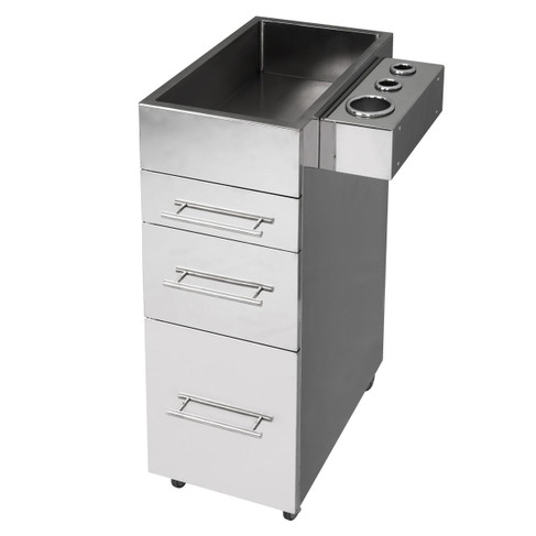 Spartan Stainless Steel Mobile Styling Station