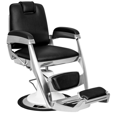 Jupiter Barber Chair in Black - Made in Italy
