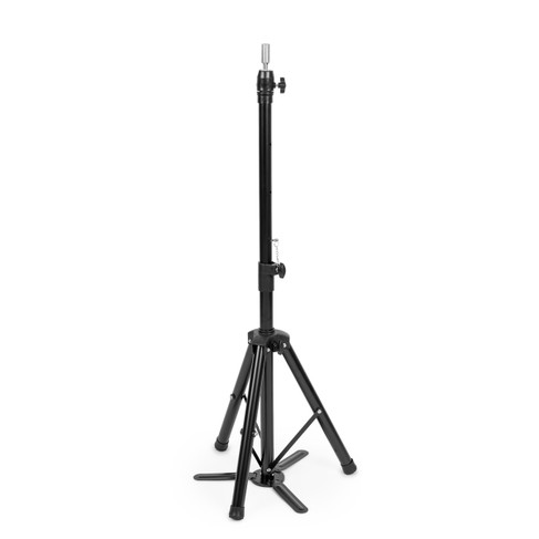 Adjustable Heavy-Duty Mannequin Head Tripod Stand in Black