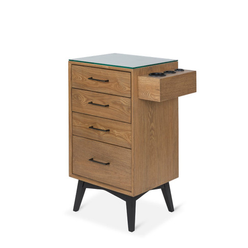 Larsen Styling Station in Light Walnut