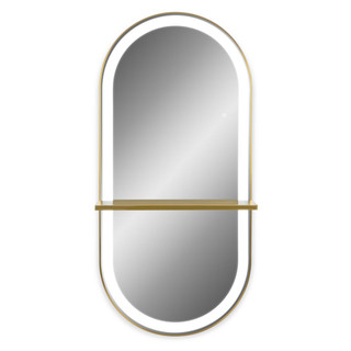 Avalon Single Sided LED Frontlit 74" Mirror Styling Station