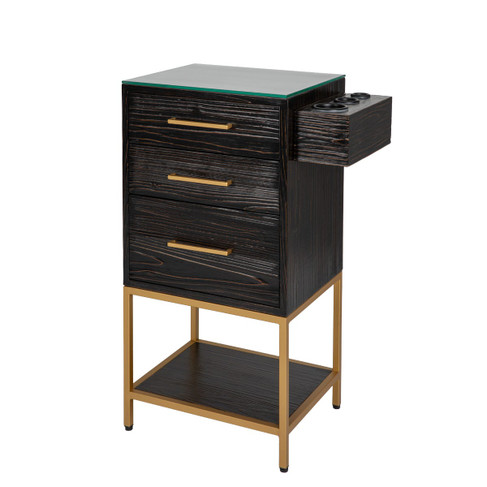 Nouveau Styling Station in Ebony