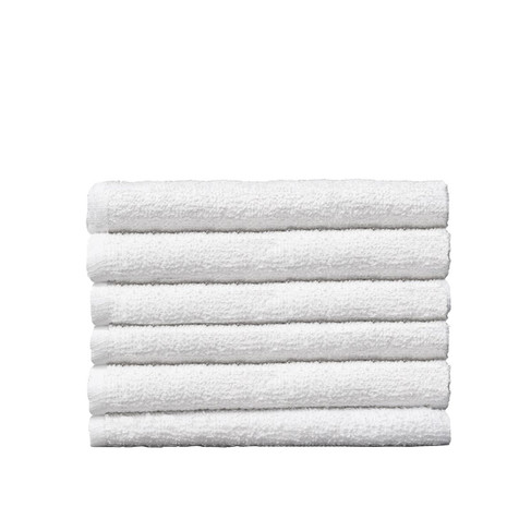 Partex Economy Salon Towels in White 12 Pack