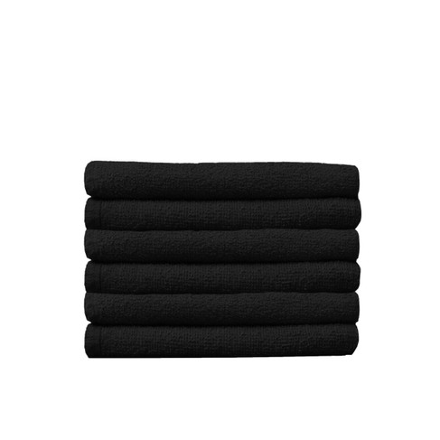 Partex Bleach Guard Legacy Salon Towels in Black 9 Pack