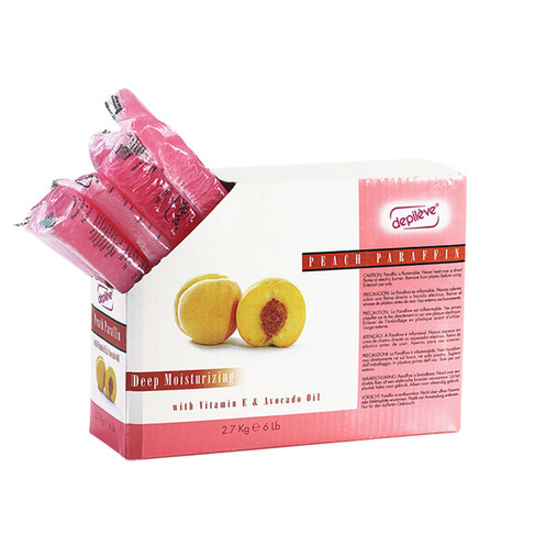 Deep Moisturizing Peach Paraffin Wax - 6 lbs.