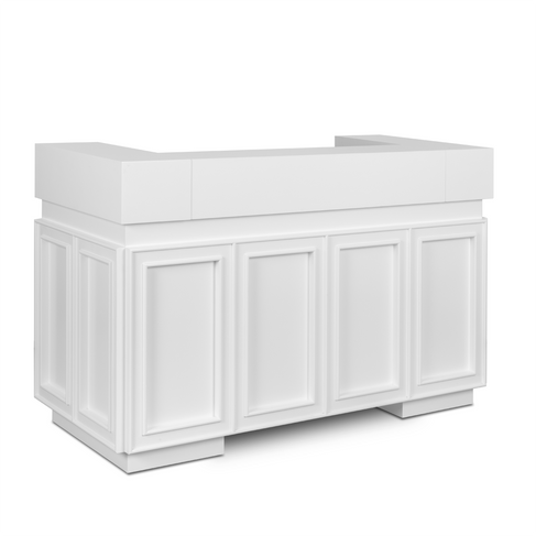 Anderson Reception Desk in White